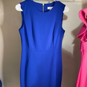 Calvin Klein Royal Blue Sleeveless Dress